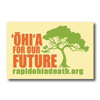 Ōhiʻa For Our Future sticker