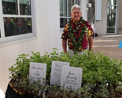 UGC Plants Brighten Reception for Outgoing UH President